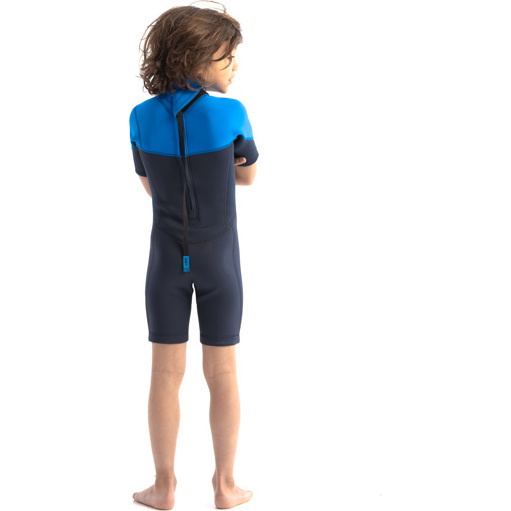 2026 Jobe Enfants Boston 2mm Back Zip Shorty Combinaison Néoprène 3036210 - Blue